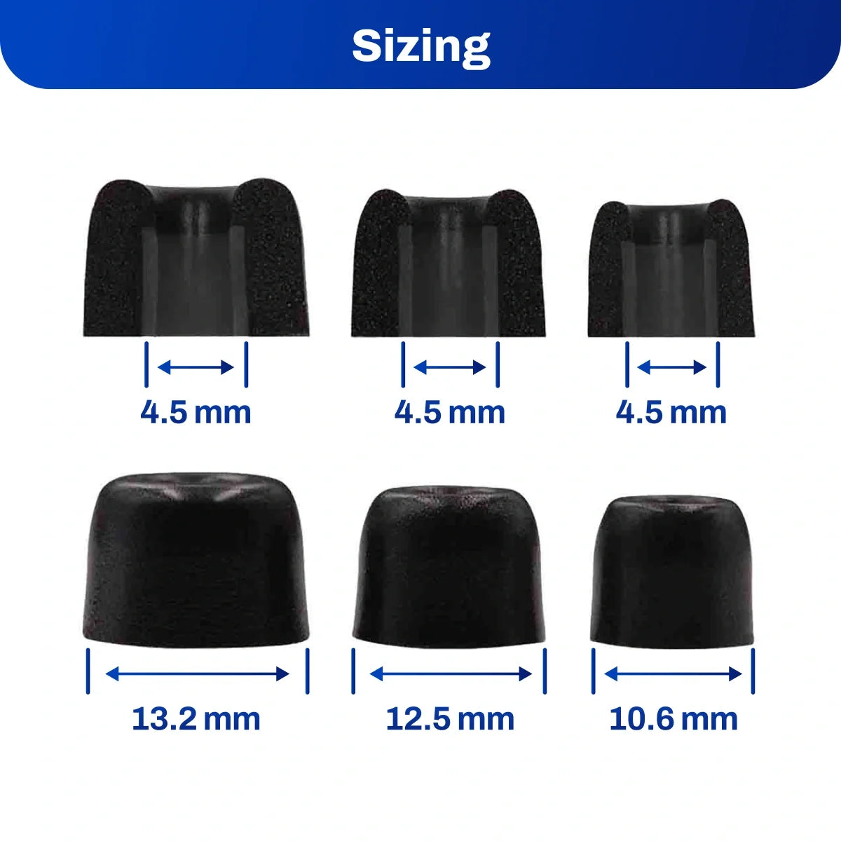 Memory Foam Earbud Tips