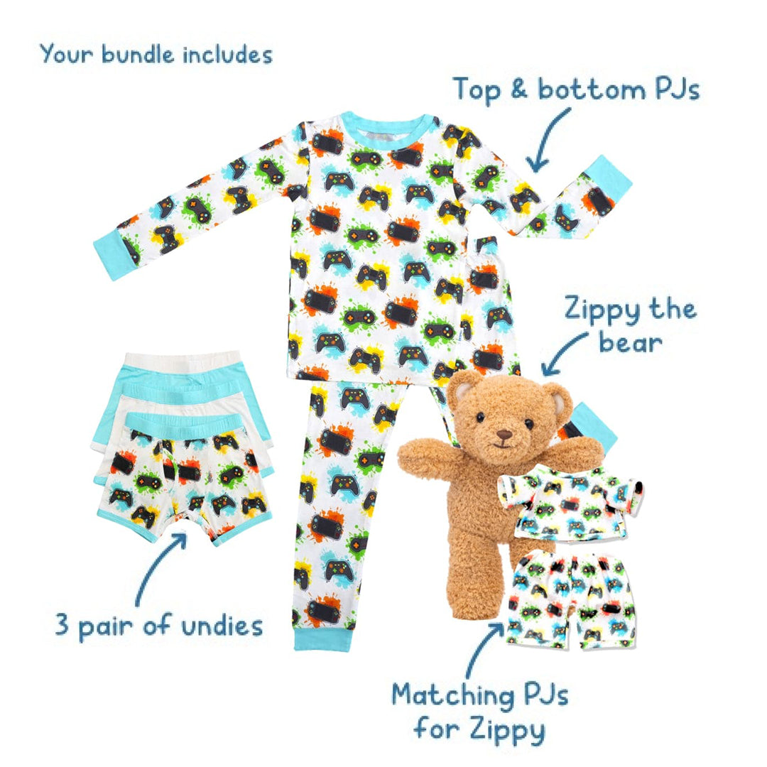 Gamers Galaxy Pajama Bundle