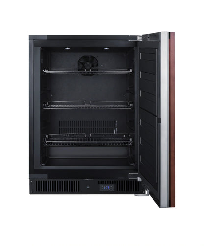 Summit Commercial Summit Appliance ALFZ53IF ADA Panel-Ready Undercounter All-Freezer, 3.7 cu. ft., Black, Digital Controls