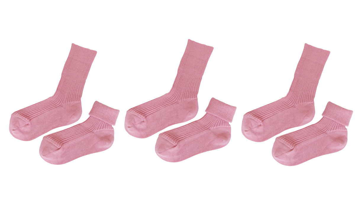 tittimitti® Kids’ 100% Organic Cotton Socks 3-Pack – Ages 5–8, Made in Italy