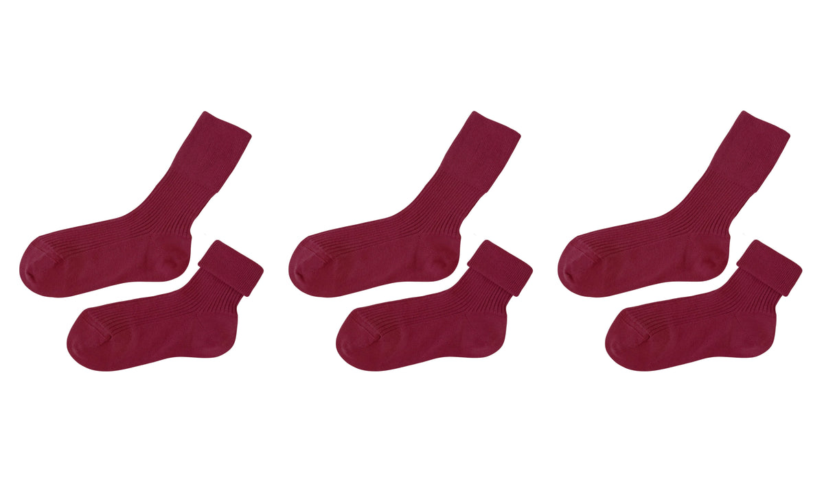 tittimitti® Kids’ 100% Organic Cotton Socks 3-Pack – Ages 5–8, Made in Italy