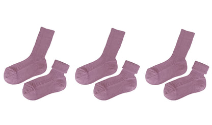 tittimitti® Kids’ 100% Organic Cotton Socks 3-Pack – Ages 5–8, Made in Italy