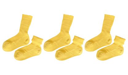 tittimitti® Kids’ 100% Organic Cotton Socks 3-Pack – Ages 5–8, Made in Italy