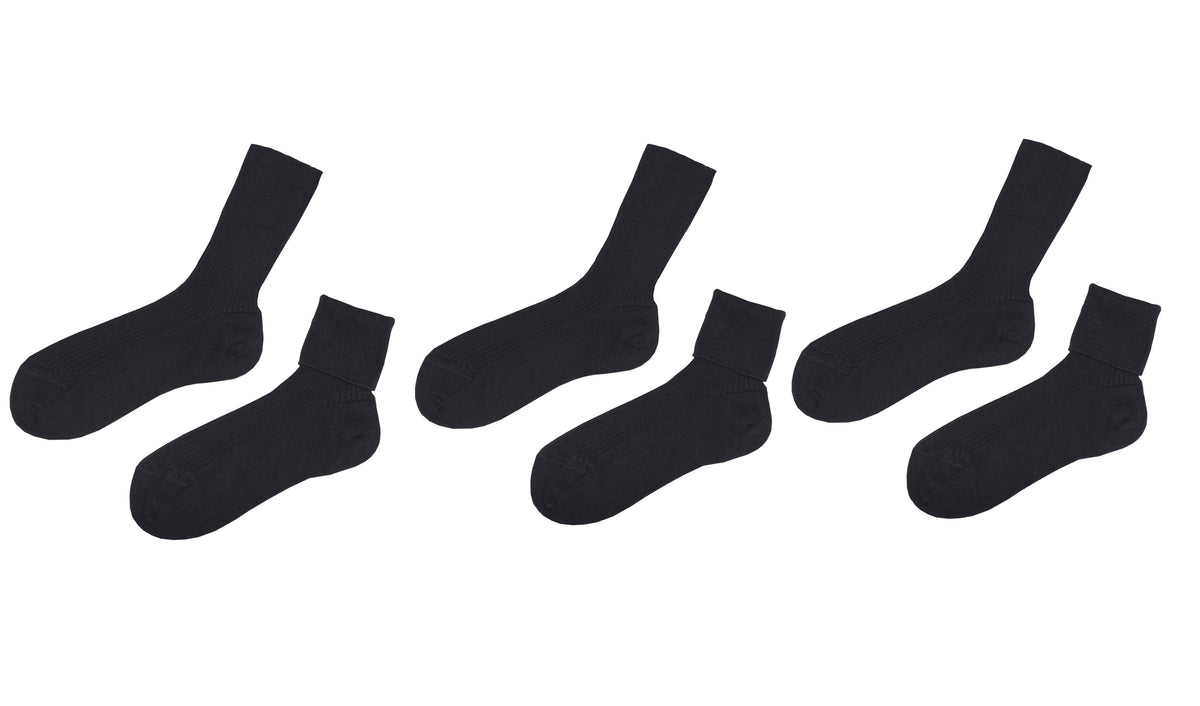 tittimitti® Kids’ 100% Organic Cotton Socks 3-Pack – Ages 5–8, Made in Italy
