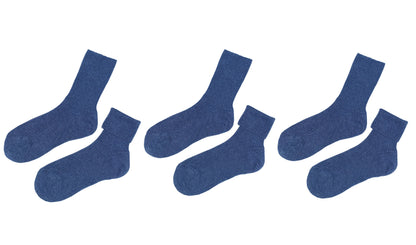 tittimitti® Kids’ 100% Organic Cotton Socks 3-Pack – Ages 5–8, Made in Italy