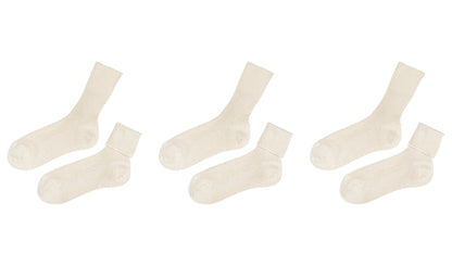 tittimitti® Kids’ 100% Organic Cotton Socks 3-Pack – Ages 5–8, Made in Italy