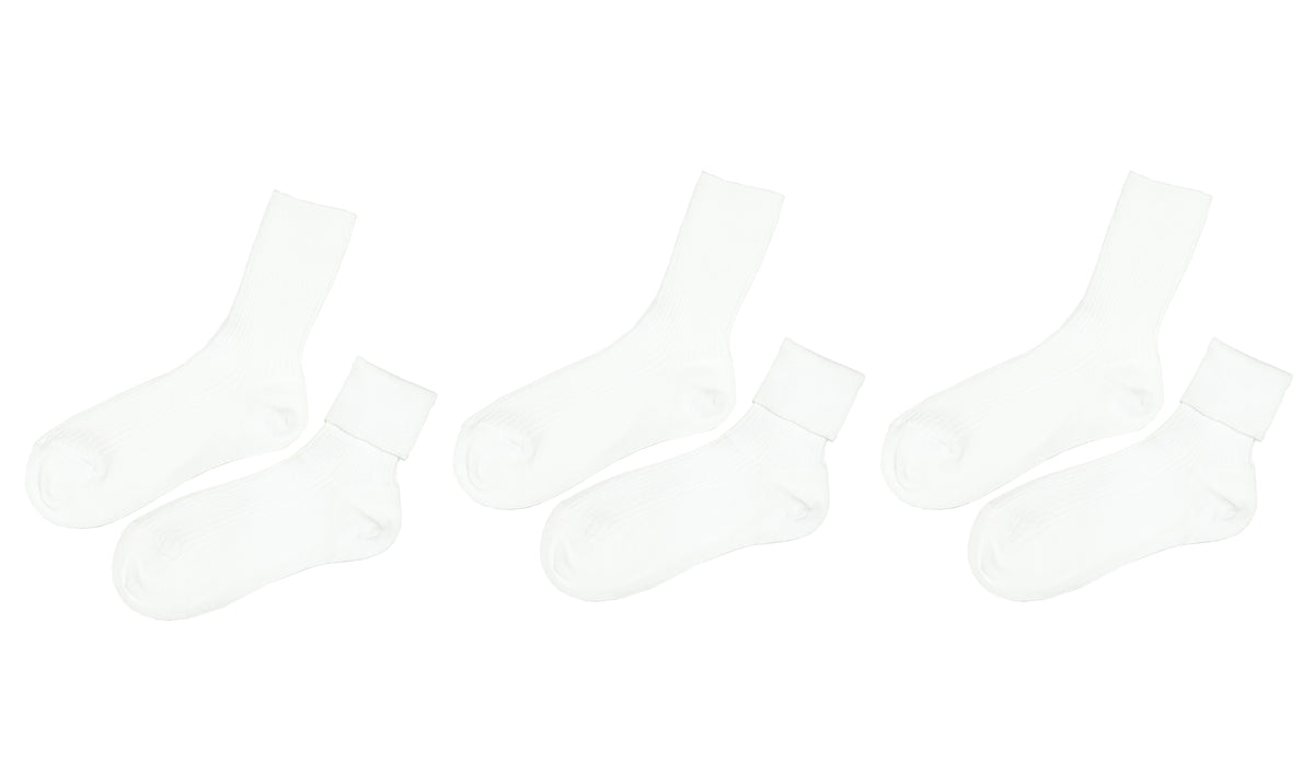 tittimitti® Kids’ 100% Organic Cotton Socks 3-Pack – Ages 5–8, Made in Italy