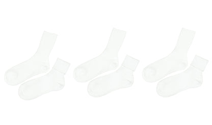 tittimitti® Kids’ 100% Organic Cotton Socks 3-Pack – Ages 5–8, Made in Italy