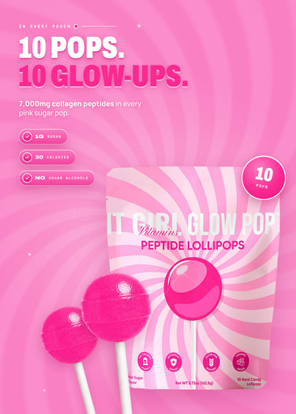 It Girl Beauty Lollipops | Collagen Peptide & Vitamin C Candy
