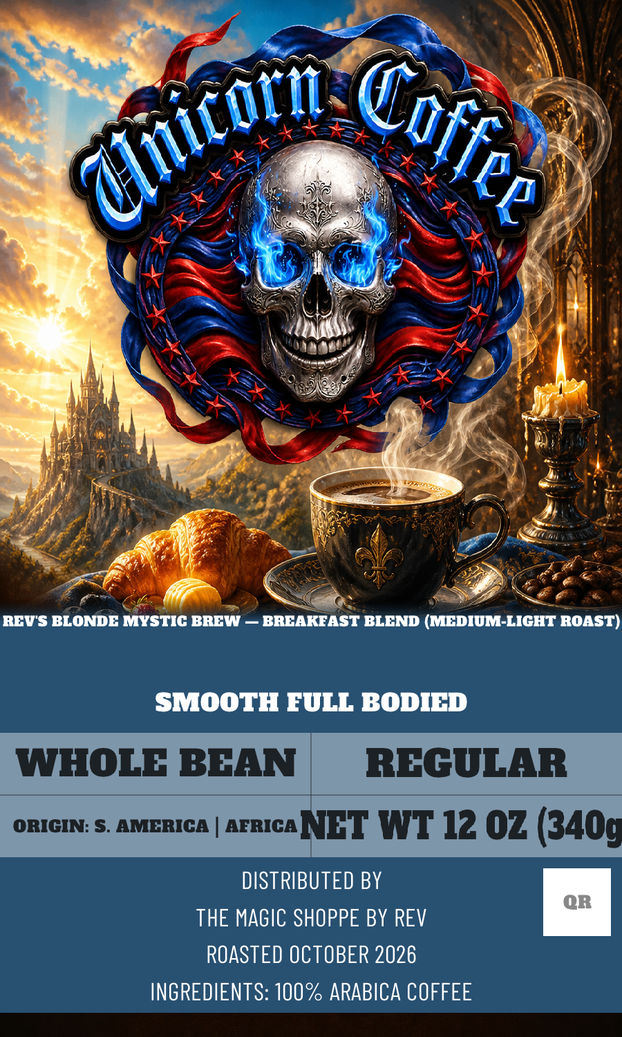 [partner-connect-label] Rev's Blonde Mystic Brew — Breakfast Blend (Medium-Light Roast)