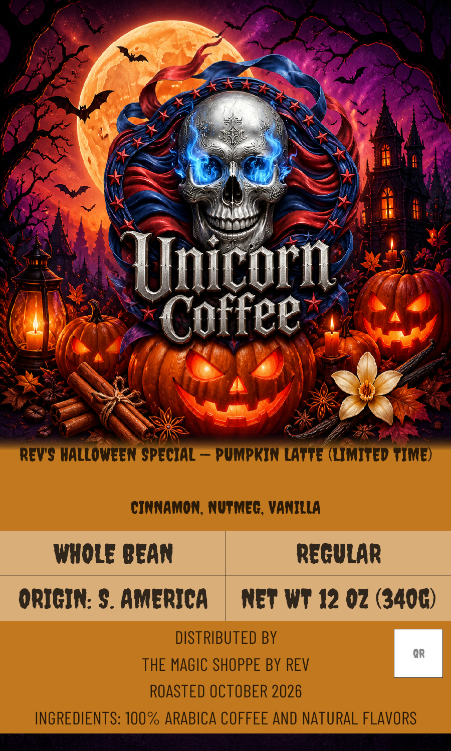 [partner-connect-label] Rev's Halloween Special — Pumpkin Latte (LIMITED TIME)