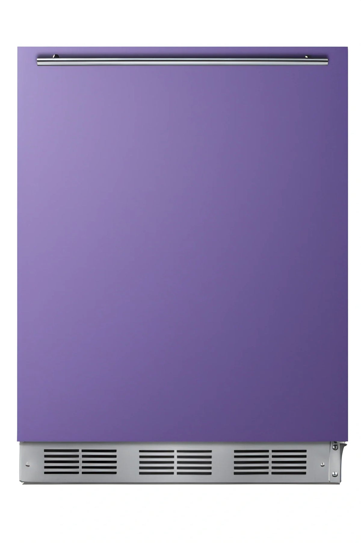 Summit Appliance 24-Inch ADA Height Undercounter Refrigerator-Freezer with Lavender Purple Door, 5.1 Cu. Ft.