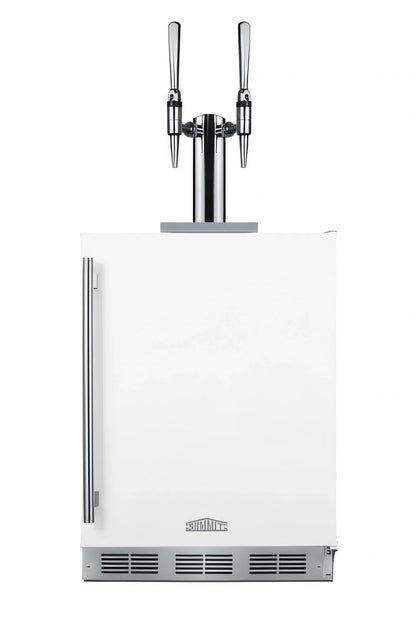 Summit Appliance 24-Inch Wide ADA-Compliant Nitro-Infused Coffee Kegerator with Dual Towers