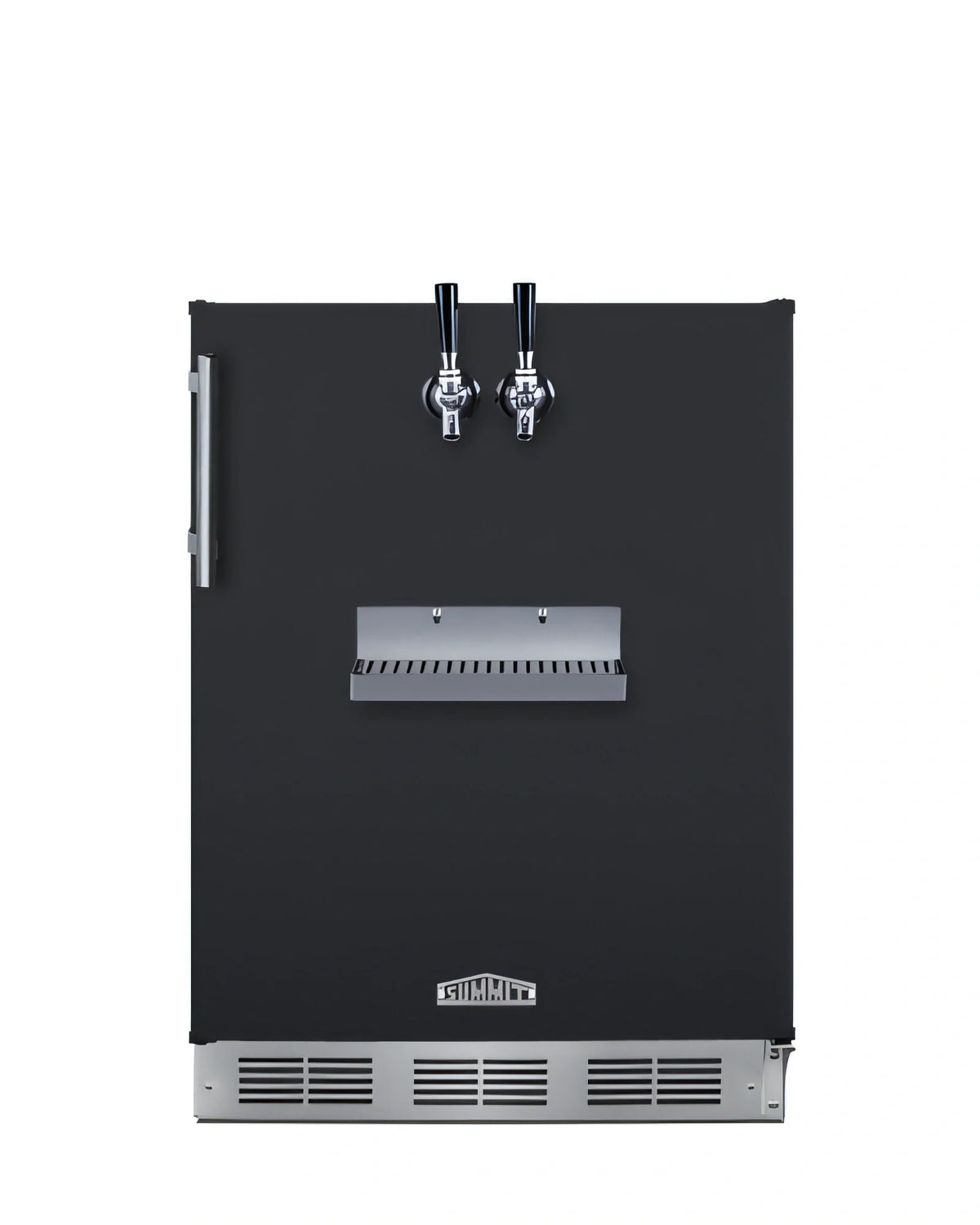 Summit Commercial Summit Appliance SBC58BFRTPADA Front-Tap Built-In Beer Kegerator, 2-Tap, ADA-Height, 5.3 Cu. Ft.