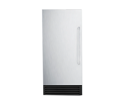 Summit Commercial Summit Appliance BIM44GADA Commercial ADA-Height Full-Size/Dice Ice Maker, 50 lb/24 hr, 25 lb Bin, Air-Cooled
