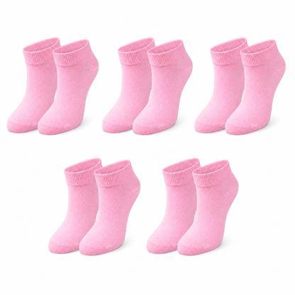 tittimitti® Kids’ 98% Organic Cotton Ankle Socks 5-Pack – Ages 1–12