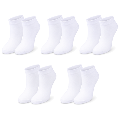 tittimitti® Kids’ 98% Organic Cotton Ankle Socks 5-Pack – Ages 1–12