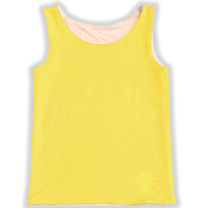 The Sensory Compression Comfort Reversible Tank - Yellow/White